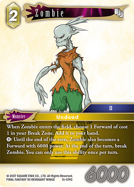 Zombie 15-074C (Crystal Dominion)
