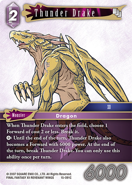 Thunder Drake 15-091C (Crystal Dominion)
