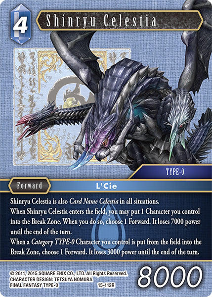 Shinryu Celestia 15-112R (Crystal Dominion)