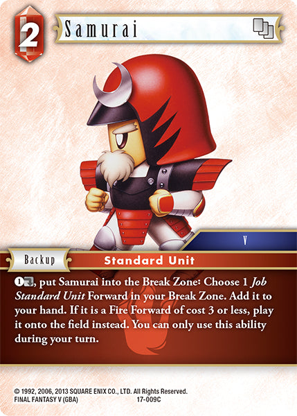 Samurai 17-009C (Rebellion's Call)