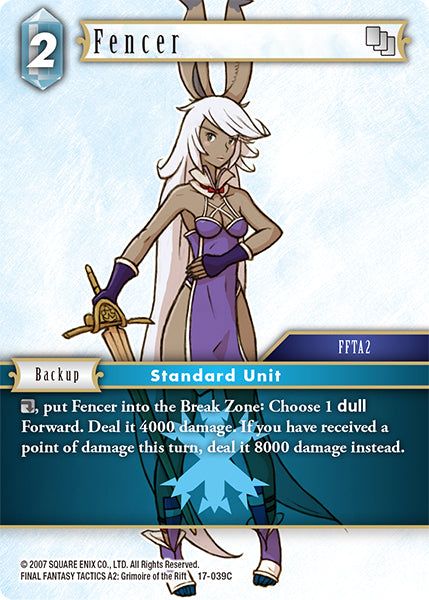 Fencer 17-039C (Rebellion's Call)