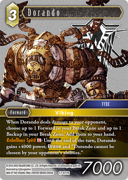 Dorando 17-071R (Rebellion's Call)