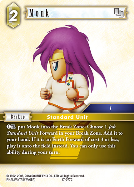 Monk 17-077C (Rebellion's Call)