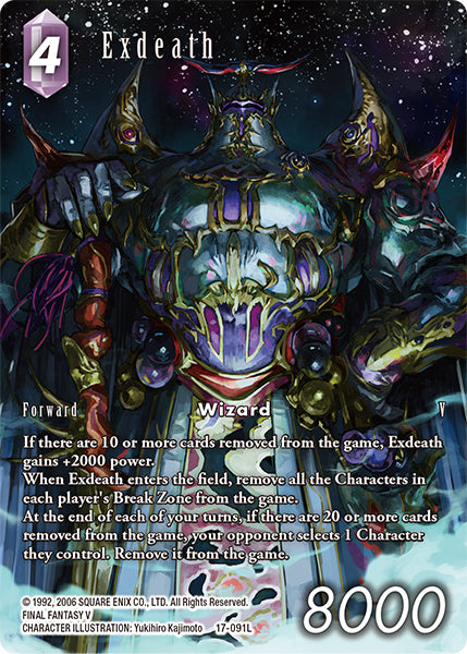 Exdeath 17-091L (Rebellion's Call) Full Art