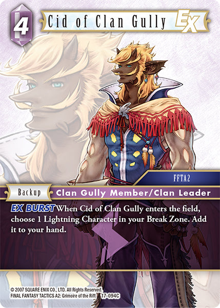 Cid of Clan Gully 17-094C (Rebellion's Call)