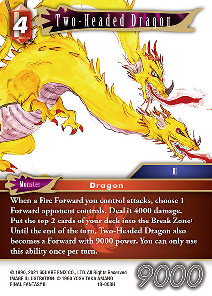 Two-Headed Dragon 18-008H (Resurgence of Power)