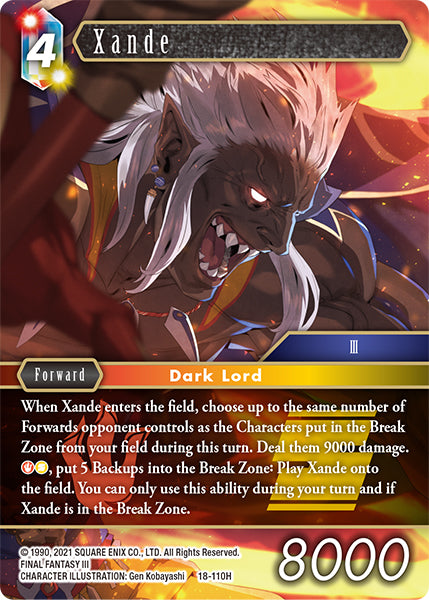 Xande 18-110H (Resurgence of Power)