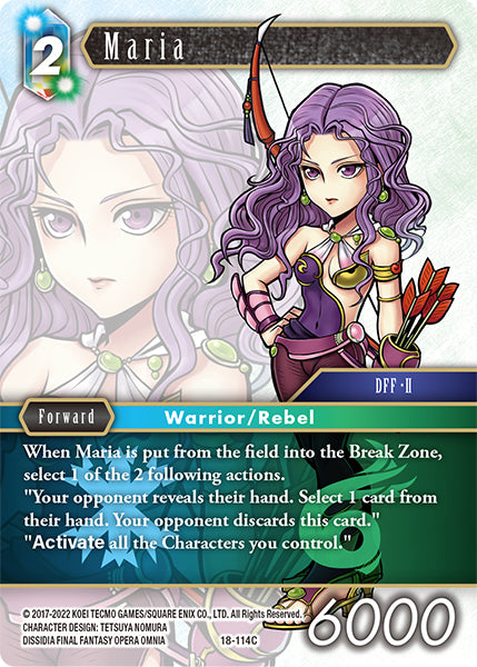 Maria 18-114C (Resurgence of Power)