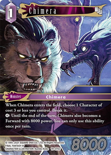 Chimera 19-075C (From Nightmares)