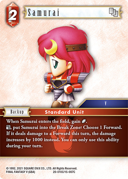 Samurai 20-010C/15-007C (Dawn of Heroes)