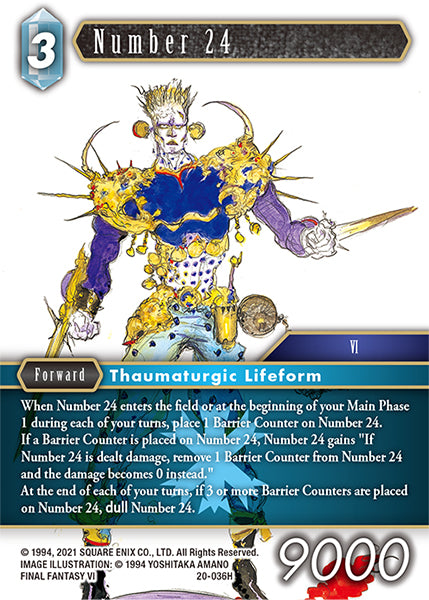 Number 24 (20-036H)(Dawn of Heroes)