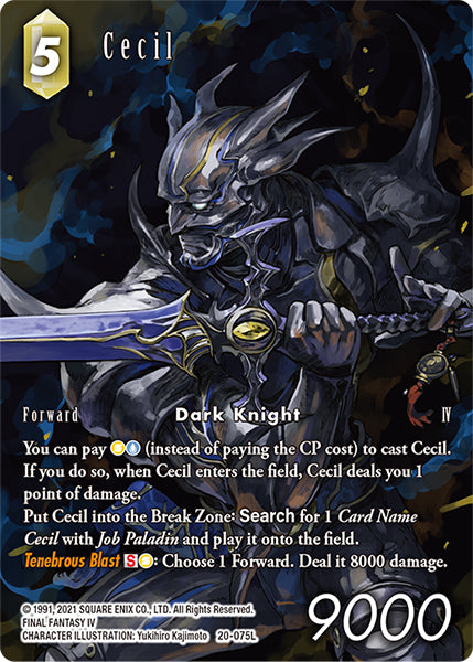 Cecil 20-075L (Dawn of Heroes) Full Art