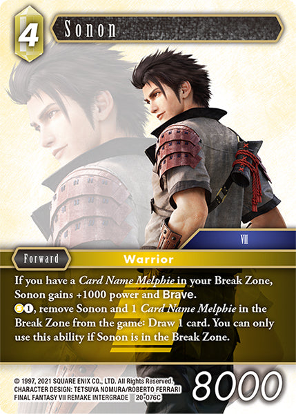 Sonon 20-076C (Dawn of Heroes)