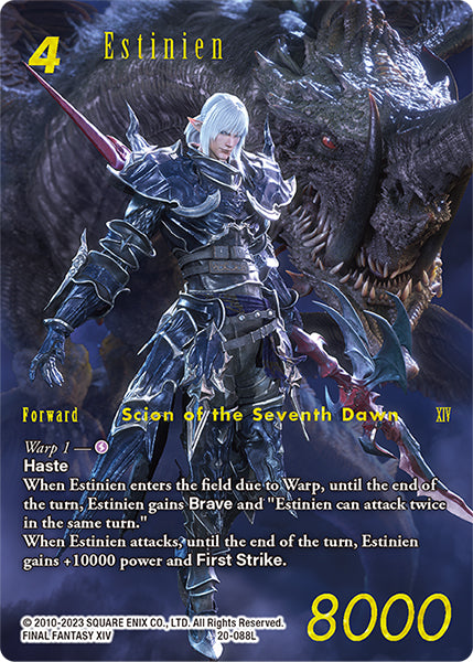 Estinien 20-088L (Dawn of Heroes) Full Art Signature