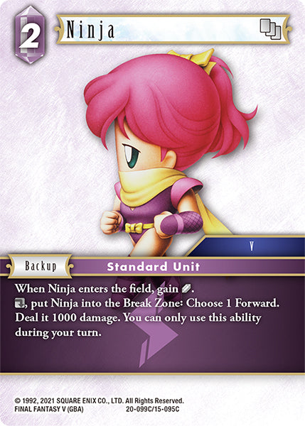 Ninja 20-099C/15-095C (Dawn of Heroes)