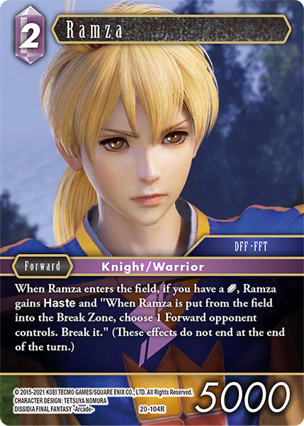 Ramza 20-104R (Dawn of Heroes)