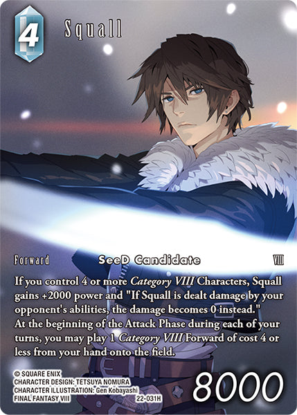 Squall 22-031H (Hidden Hope) Full Art