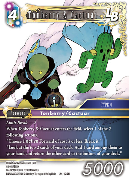 Tonberry & Cactuar 24-125H (Hidden Legends)