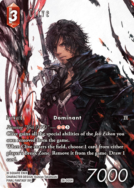 Clive 26-005H (Gunslinger in the Abyss) Full Art