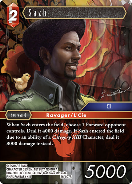 Sazh 26-007R (Gunslinger in the Abyss)