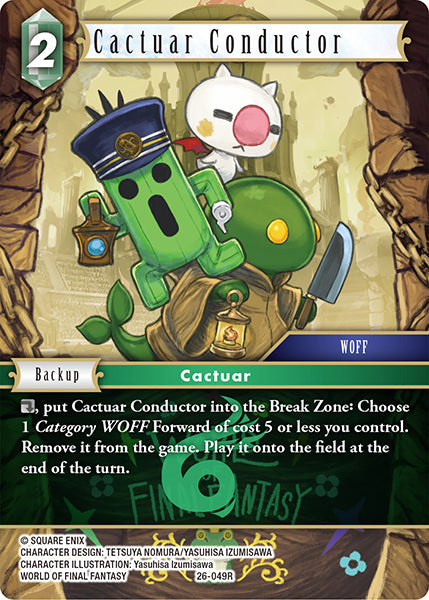 Cactuar Conductor 26-049R (Gunslinger in the Abyss)
