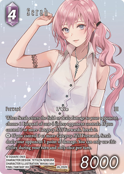 Serah 26-092H (Gunslinger in the Abyss) Full Art