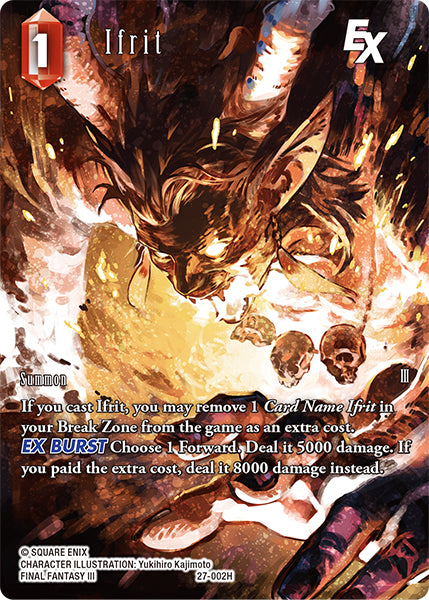 Ifrit (27-002H) Full Art (Journey of Discovery)
