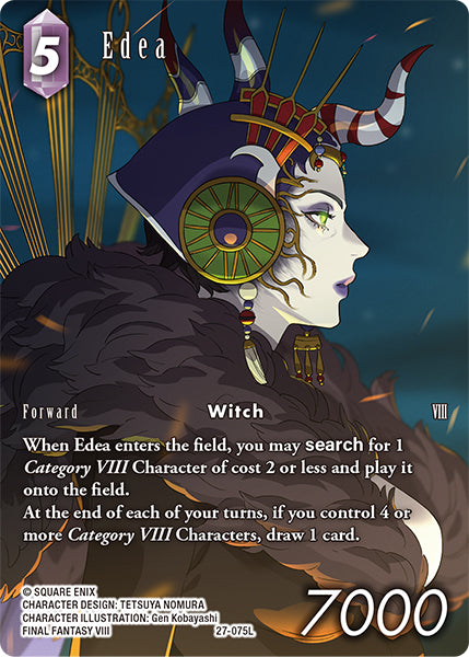 Edea (27-075L) Full Art (Journey of Discovery)