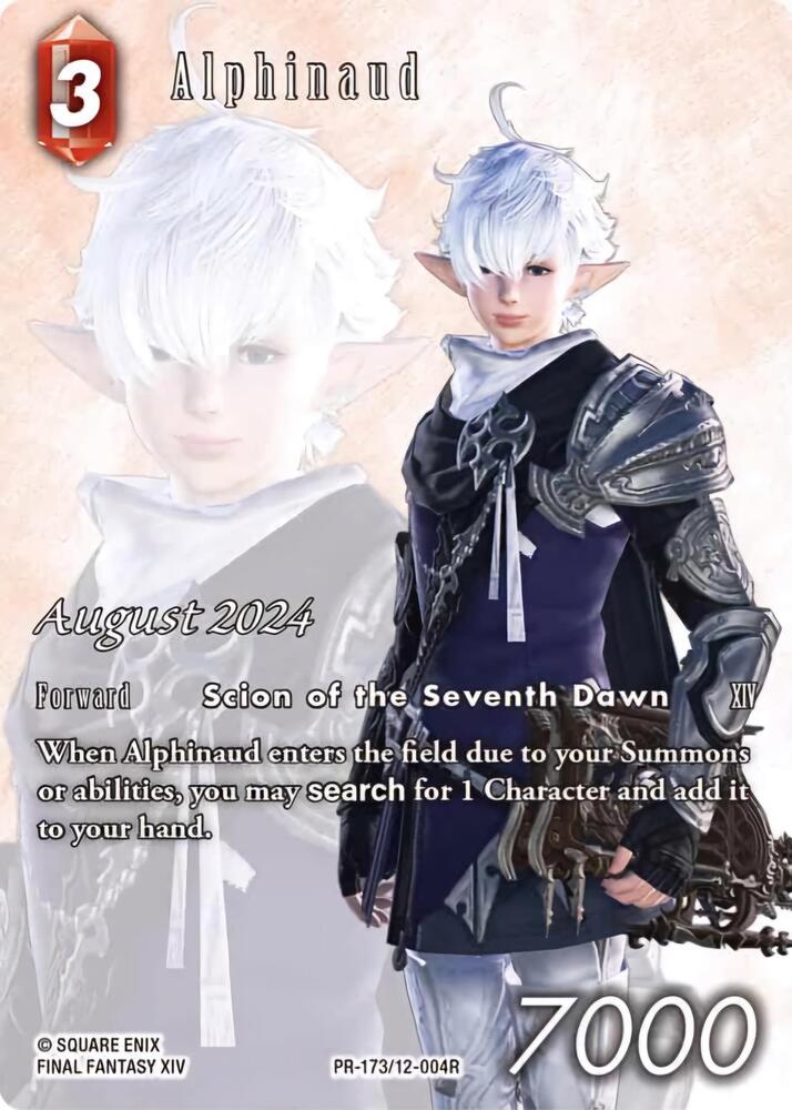 Alphinaud PR-173/12-004R
