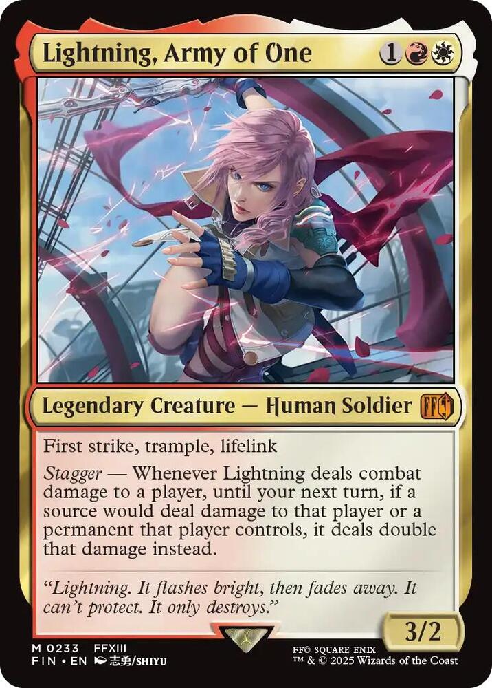 Lightning, Army of One (FIN) - 233