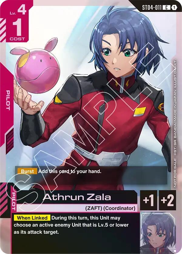 Athrun Zala (Store Tournament Participant Pack 01) ST04-011