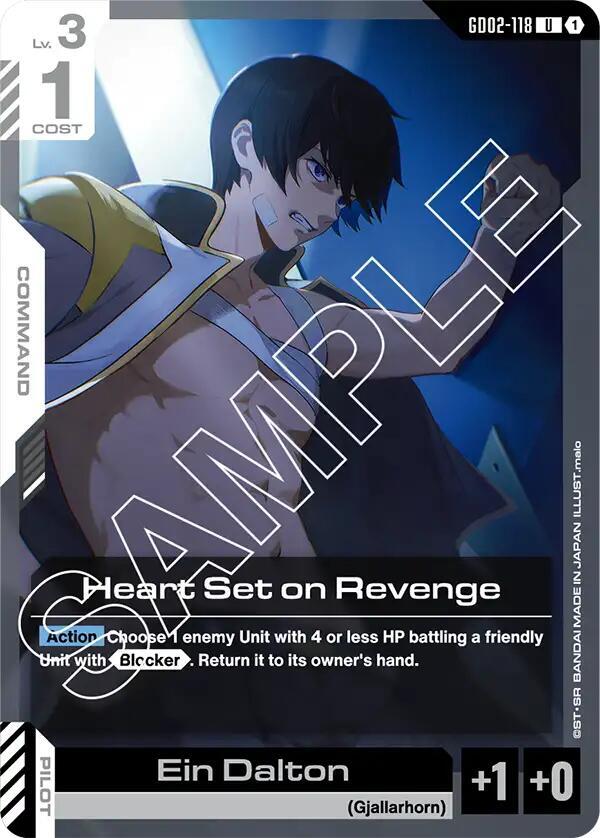 Heart Set on Revenge GD02-118 U