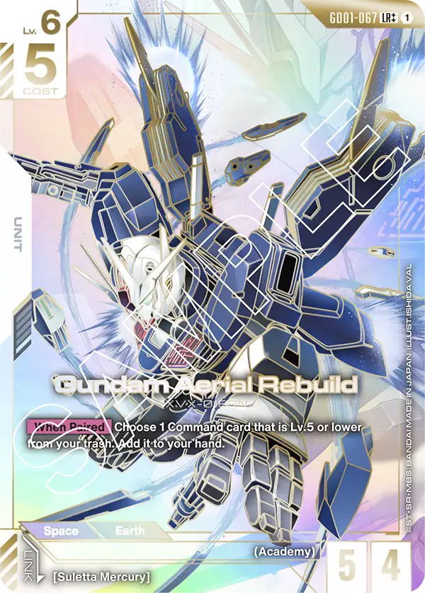 Gundam Aerial Rebuild (GD01-067) LR++