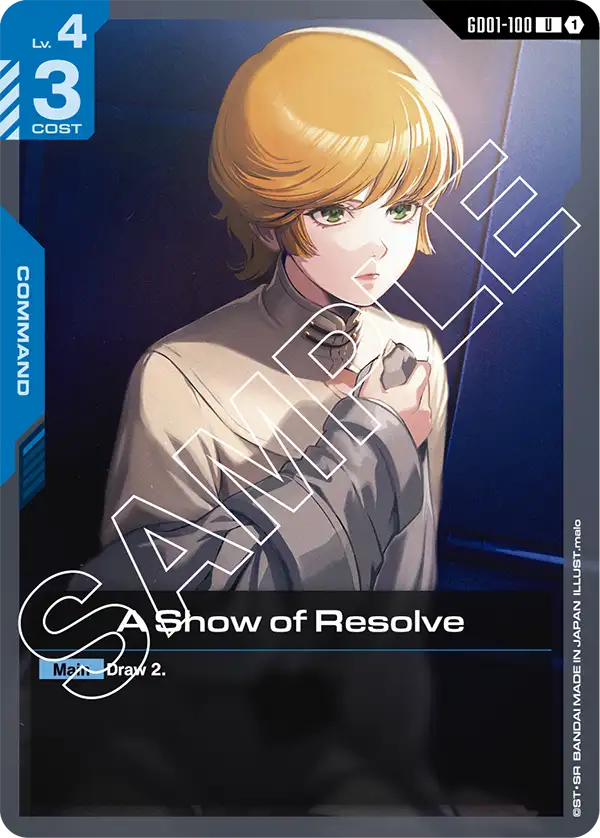 A Show of Resolve (GD01-100) Uncommon