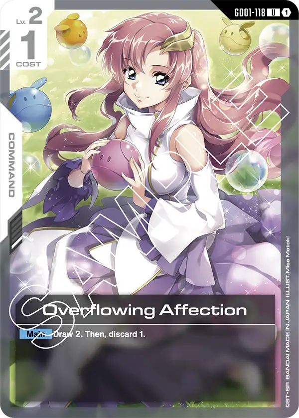 Overflowing Affection (GD01-118) Uncommon