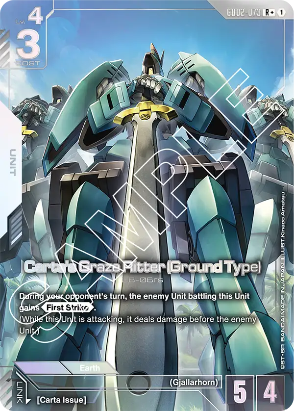 Carta's Graze Ritter (Ground Type) (GD02-073) R+