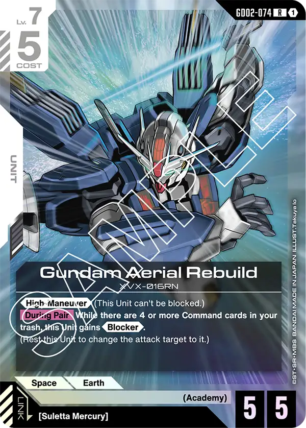Gundam Aerial Rebuild (GD02-074) R
