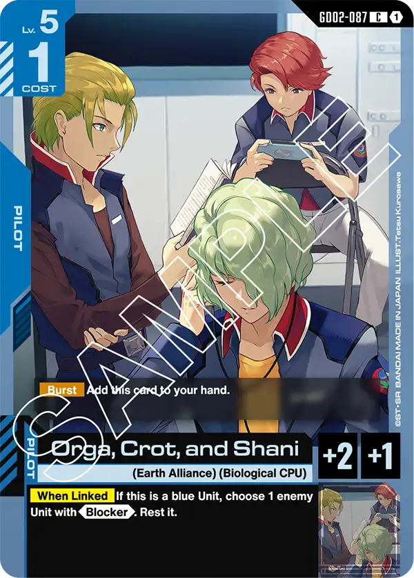 Orga, Crot, and Shani (GD02-087) C
