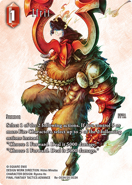 Ifrit (Re-003H/20-003H) (Legacy collection) Full Art