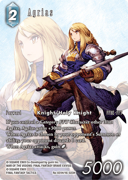 Agrias (Re-031H/16-023H) (Legacy collection) Full Art