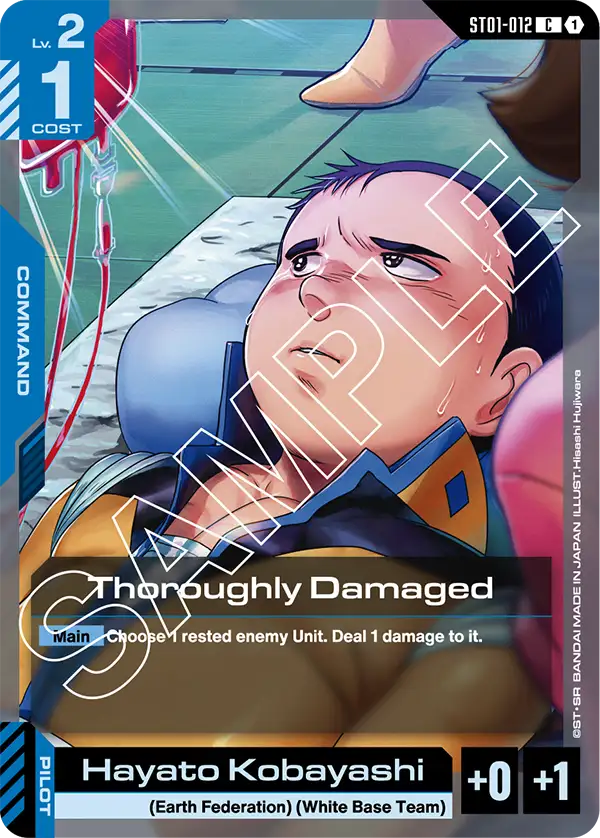 Thoroughly Damaged ST01-012C (Starter Deck 01: Heroic Beginnings)