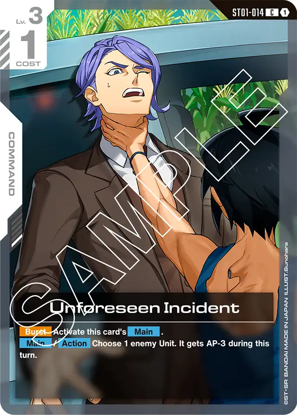 Unforseen Incident ST01-014