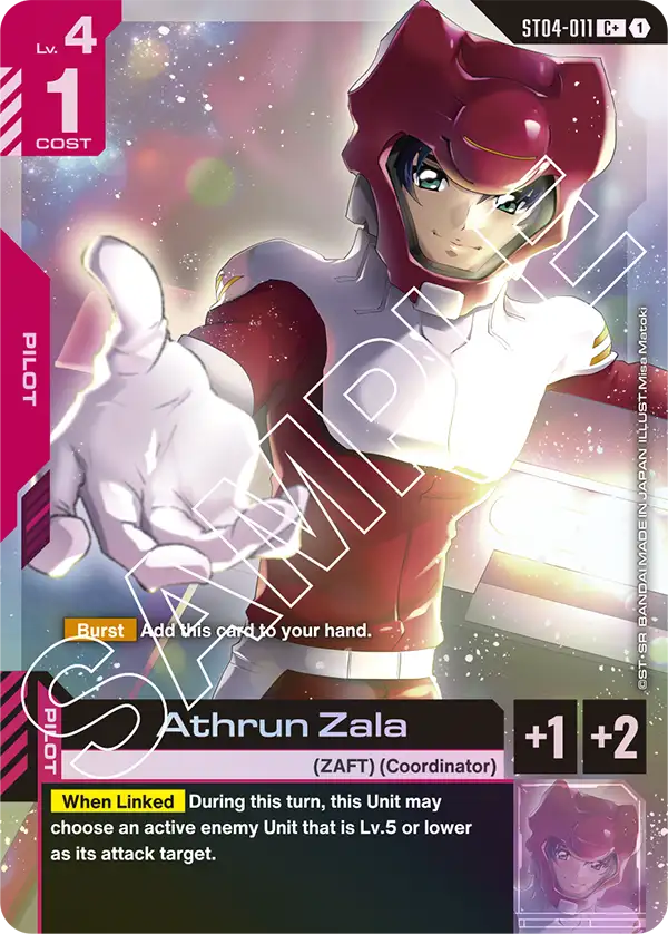 Athrun Zala ST04-011C+ (Starter Deck 04: SEED Strike)