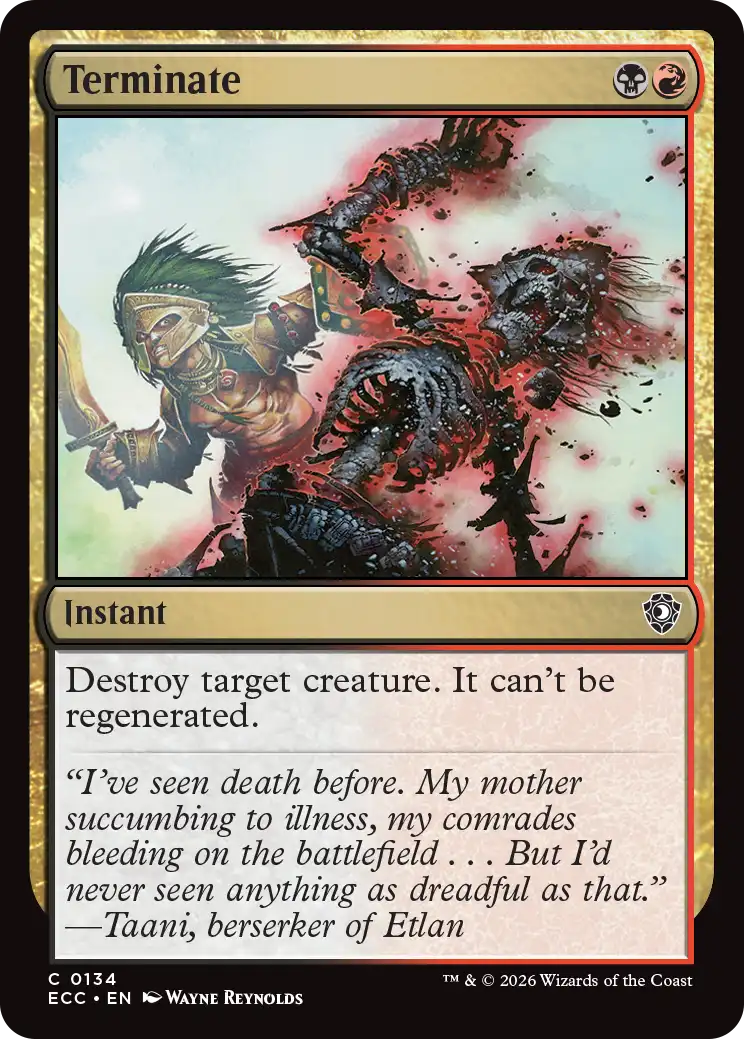 Terminate (ECC) 134