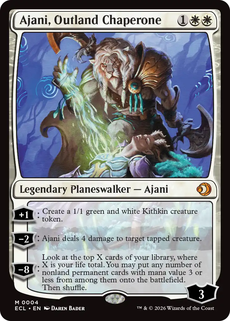 Ajani, Outland Chaperone (ECL) 004