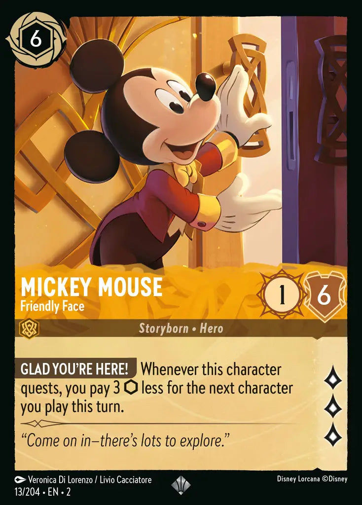 Mickey Mouse – Friendly Face [002-013]