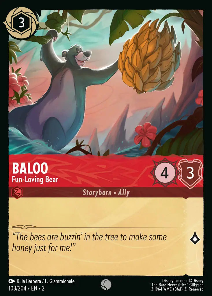 Baloo - Fun-Loving Bear [002-103]