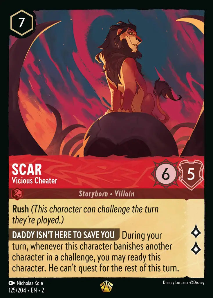Scar - Vicious Cheater [002-125]