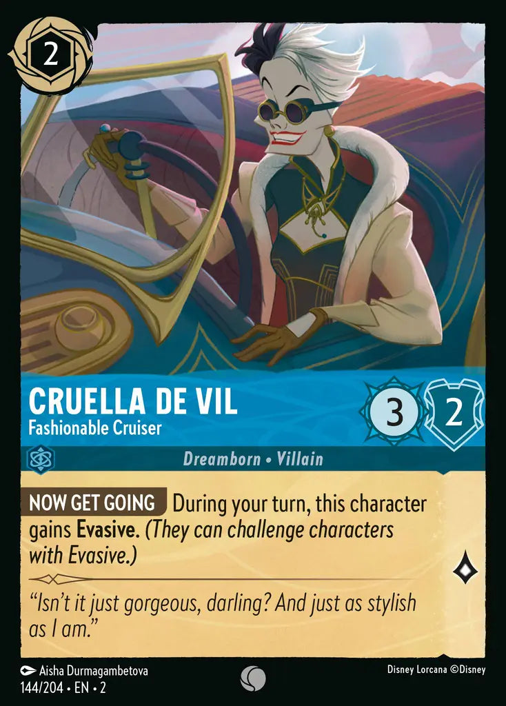 Cruella De Vil - Fashionable Cruiser [002-144]