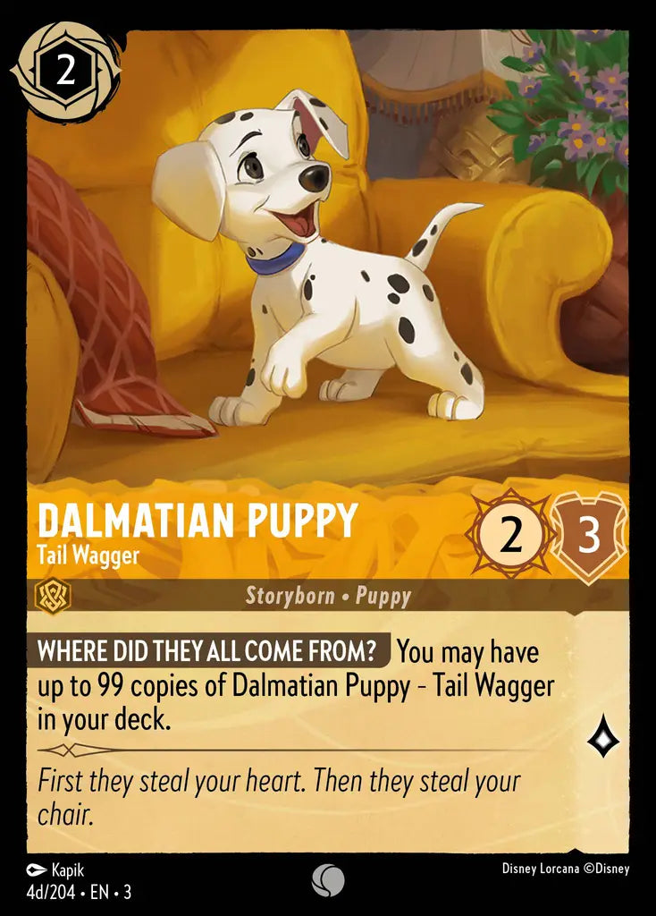 Dalmatian Puppy – Tail Wagger [003-004d]